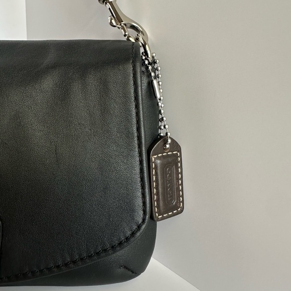 #22. Coach Ashley Mini Bag or Large Wrislet in Smooth Soft Leather, Black, EUC - Picture 2 of 7